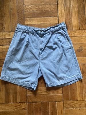 Vtg 90s Chambray Blue Pleated Cotton Shorts Men s 34 Colours Alexander Julian