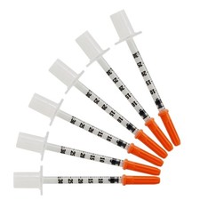U-100 Syringes - 0.3ml/cc 31G 5/16" (8 mm) 5/16", 10 pack 