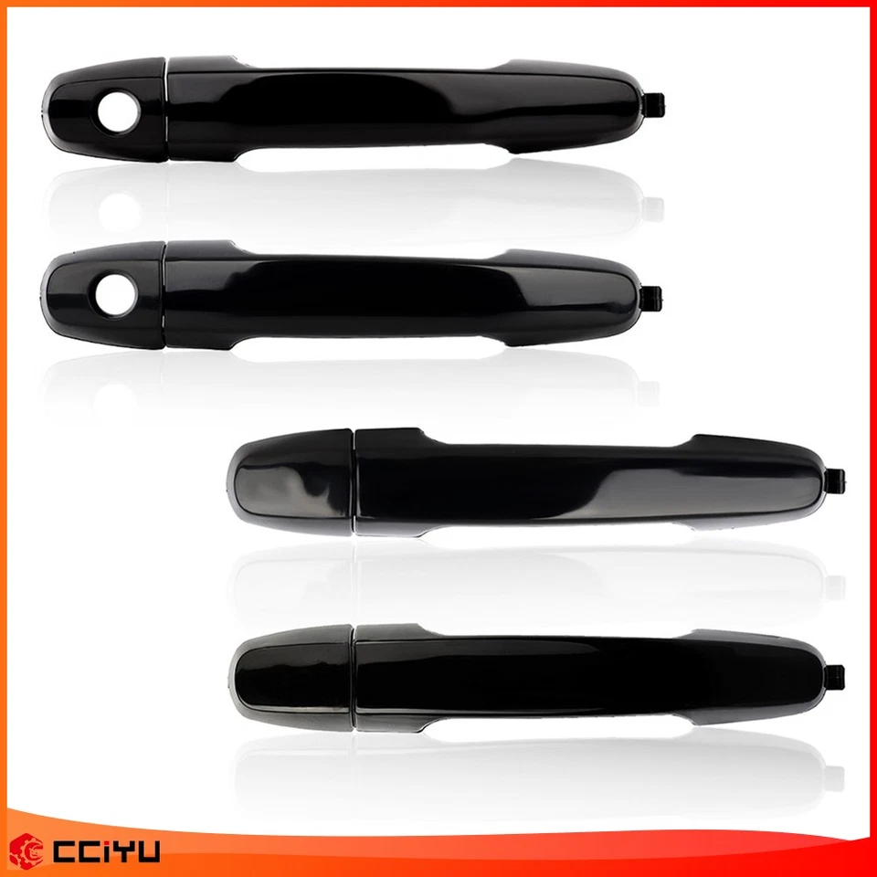 Door Handles Front Rear Set of 4 For 03-08 Pontiac Vibe Toyota For Corolla - Image 3 of 4