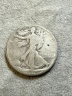 1938 D Walking Liberty Silver Half Dollars 50c AG Almost Good Condition 7675