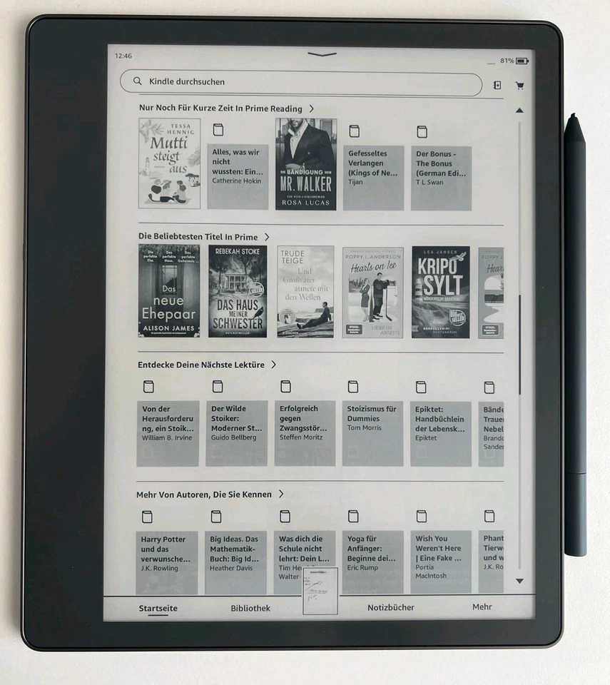 Amazon Kindle Scribe 16GB + 10,2 Zoll, Basic Pen –Normale Gebrauchsspuren - Bild 2 von 4