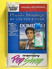 Placido Domingo, My Life For A Song 1990 MC, 10 Songs, Album Music Cassette