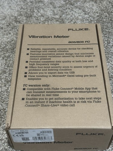 New Fluke 805 FC Mechanical Machine Vibration Meter Tester