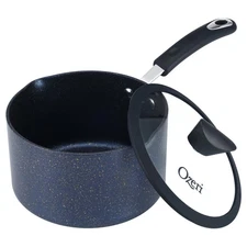 The All-In-One Stone Saucepan and Cooking Pot by 3.2 Quarts, Estate Blue