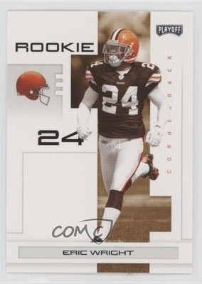 2007 Playoff NFL Playoffs Rookie Eric Wright #167 Rookie RC 2k3