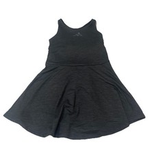 Adidas Melange Flounce Dress Black XL