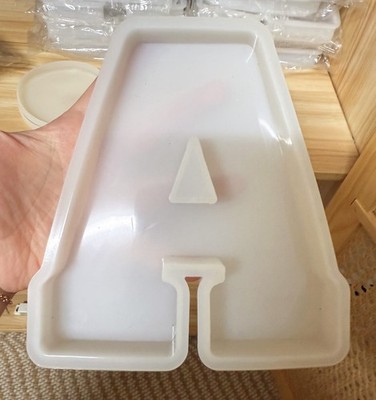 Large Silicone Resin Mould Lot   Full Alphabet A Z, & Symbol, Tray, paw print  