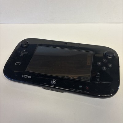 OEM Nintendo WUP-010 (USA) Black Wii U Gamepad PARTS/UNTESTED Game Pad