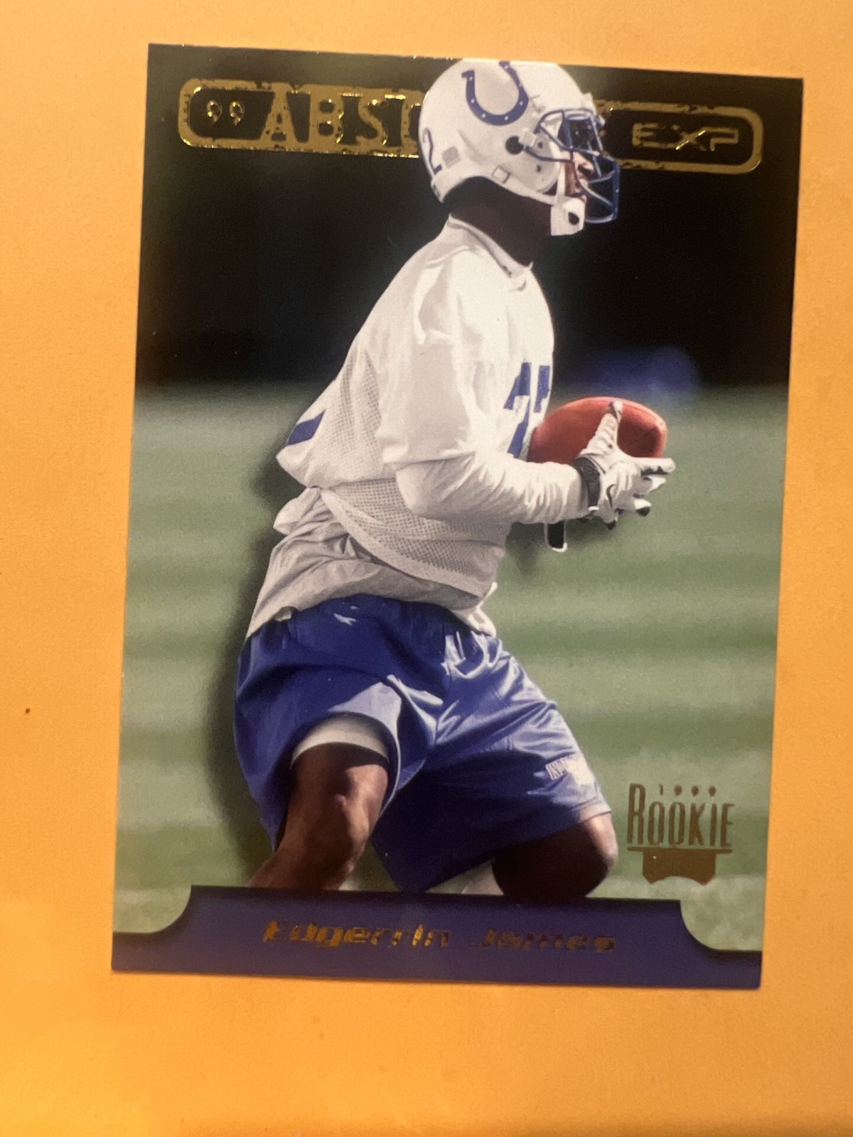 1999 Playoff Absolute EXP - Edgerrin James #4 Rookie Card RC  HOF