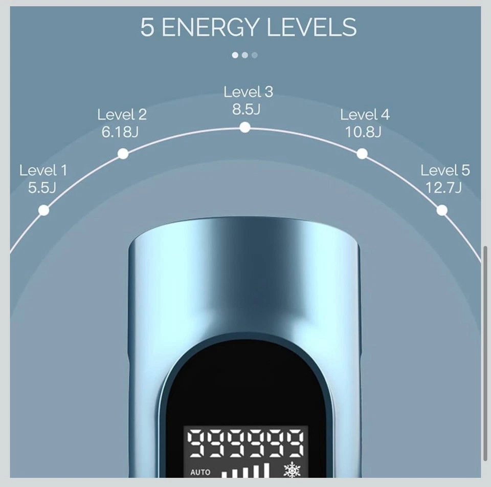 Nuevo - Depilación láser para mujeres y hombres - Enfriamiento permanente por hielo indoloro IPL De Foto 4 de 4
