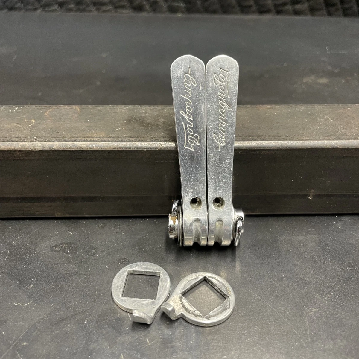 Manettes De Vitesse Campagnolo C-Record - Friction - NOS - Argent - Vélo Course