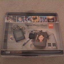 Digital Photo Album with Keychain USB Rechargable 1.4" High Res LCD New