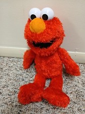 Sesame Street TICKLE ME ELMO Laughing Talking Plush 14" Hasbro Working