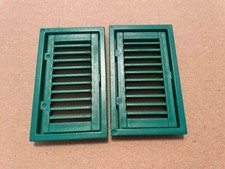 Playmobil Ersatzteile  2 Stück Fenster grün Lamellen