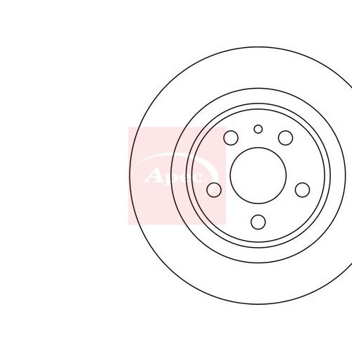 For PEUGEOT 807 EB 2002 on BRAKE DISC (REAR) (SINGLE) DSK2192