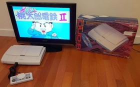 NEC PC Engine Duo-R Console Tested Working with 2 Games Bundle Japan