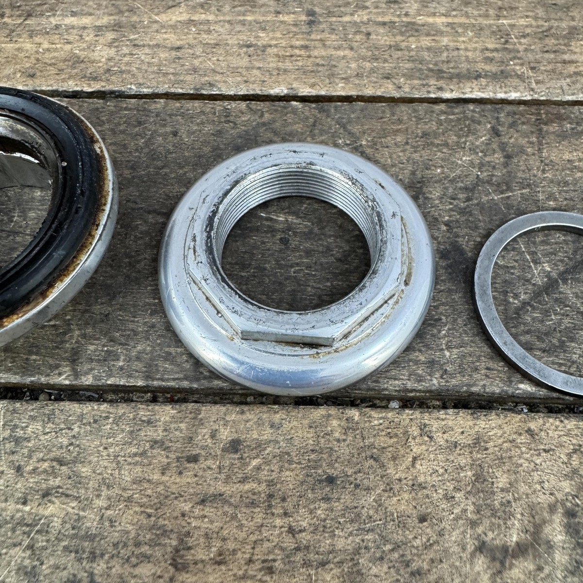 Vintage Shimano Dura-Ace HP-7400 Headset 1 Inch Top Nut Cups Parts