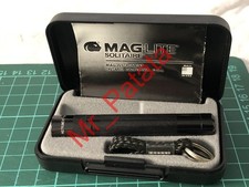 MAGLITE SOLITAIRE Classic NERO  Pila Torcia Solitaire Mag Lite in cofanetto