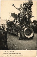 PC SPAIN S. M. EL CARNAVAL SAN SEBASTIÁN, CARNAVAL DE 1908 (a79897)