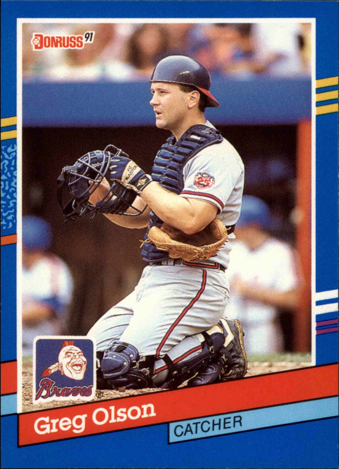 Greg Olson 285 base 1991 Donruss NM