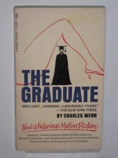 1967 The Graduate DUSTIN HOFFMAN Anne Bancroft Movie tie-in vintage pb book