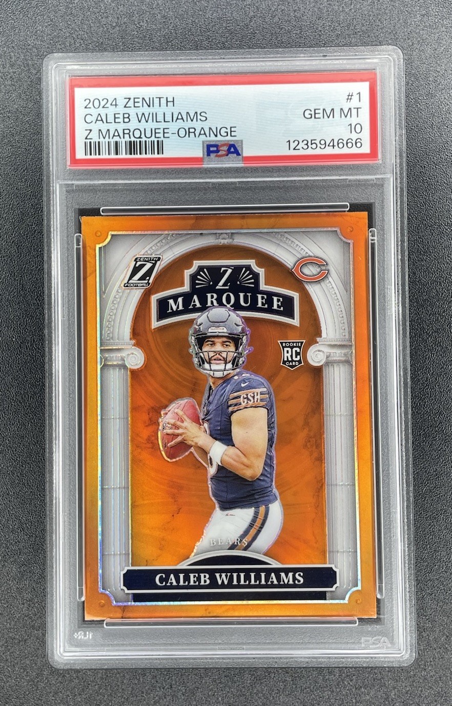 Caleb Williams Panini Zenith Z Marquee #1 Orange