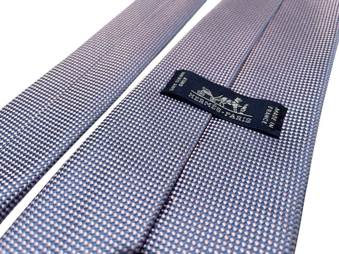 Condition HERMES Tie Refreshing Simple Purple Sol… - image 9