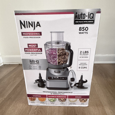 Ninja Professional Food Processor Auto-iQ 850W 9-Cup Gray/Black w/ Blades