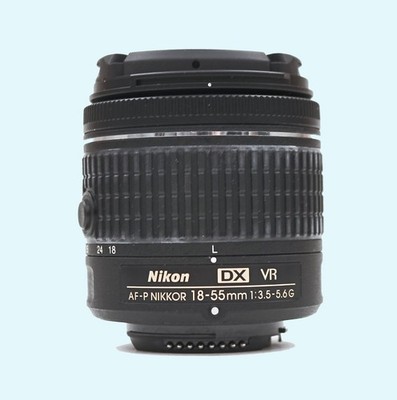 Nikon AF-P  Nikkor 18-55mm f 1:3.5-5.6 G, DX, VR, Zoom lens
