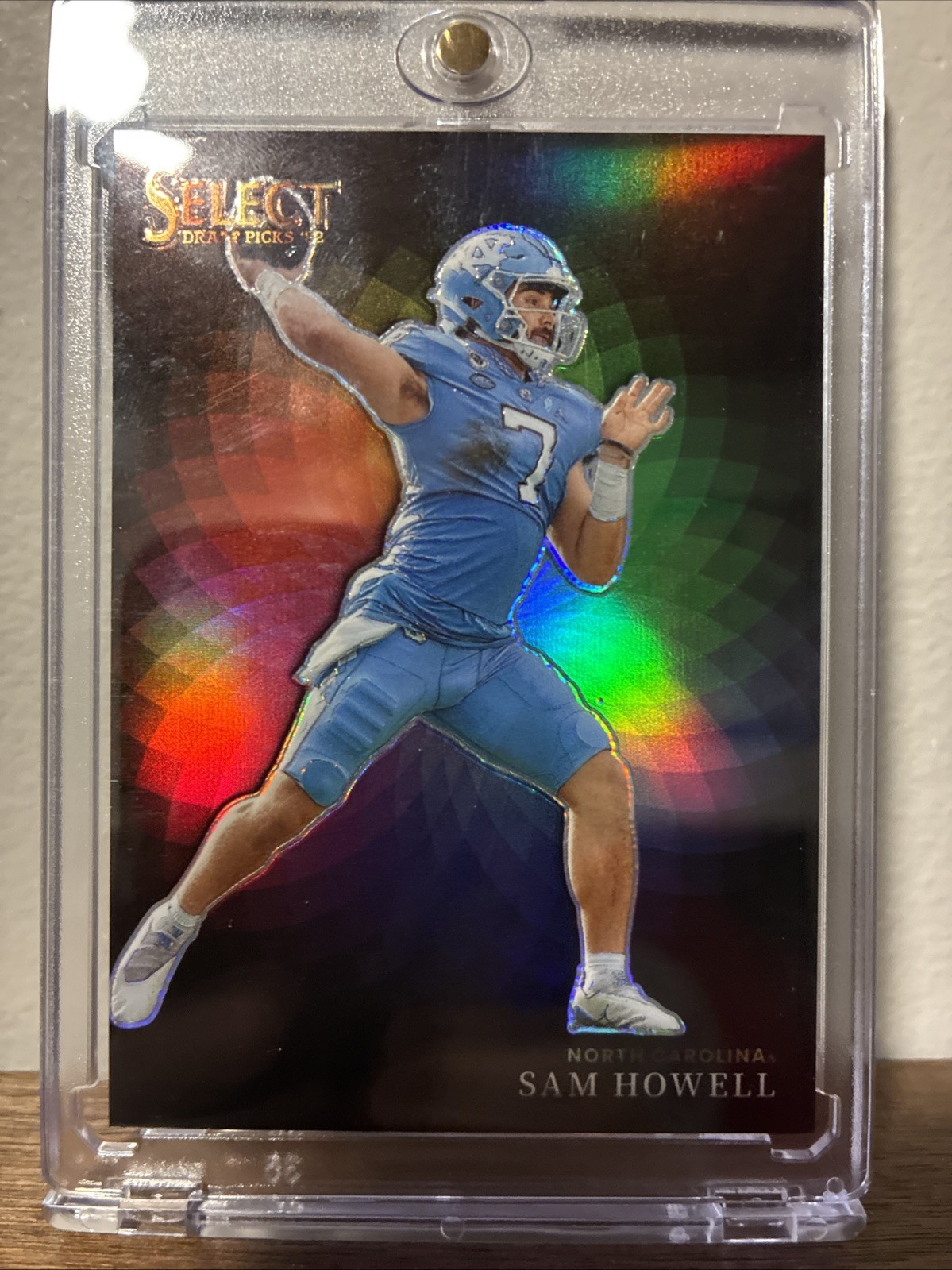 Sam Howell 2022 Select Draft Picks Color Wheel Case Hit CW-SH