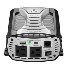 Cobra POWER 500W CPI500W Power Inverter Battery-Powered Fast Charge Portable