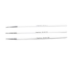 3X Miniature Paint Brush Set Professional Sable Hair Fine Detail Art Nail F