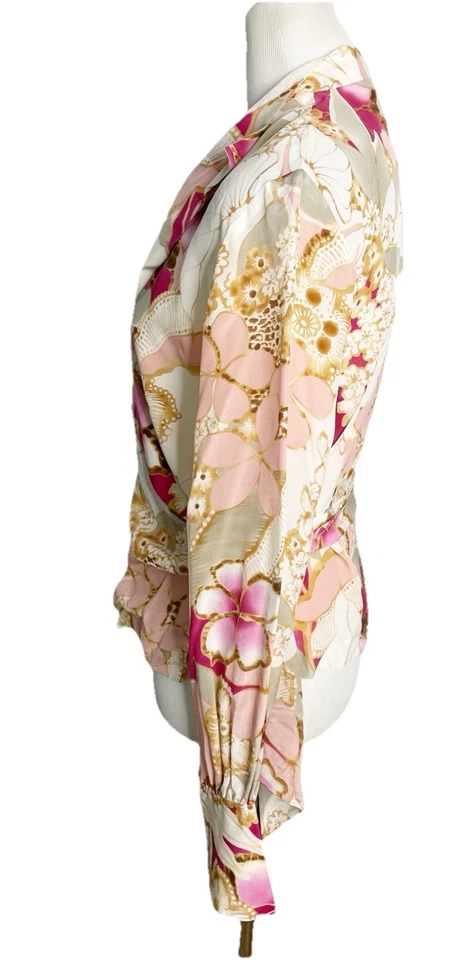 Винтажный 90-х Spiegel цветочный надежном блузка верхний богемное Cottagecore романтическая фея размер 8 новый с Ярлыками - Изображение 2 из 4