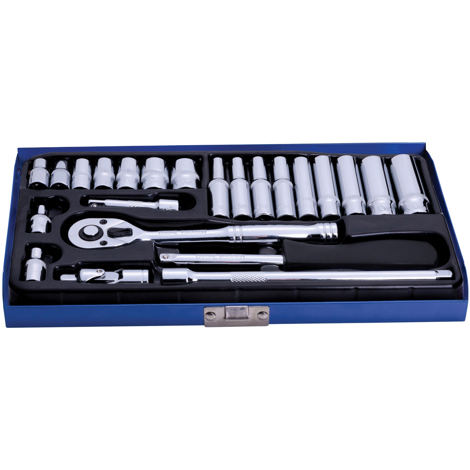 B&Q - 1531 1/4In Metric Socket Set 24 Piece B/s1531 - Image 15