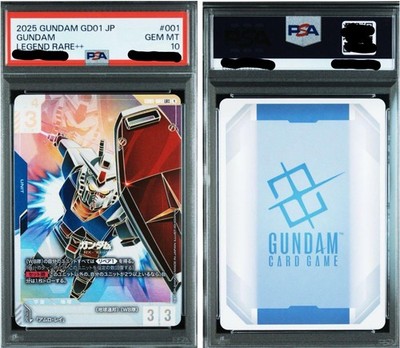 PSA 10 Gundam LR++ Parallel GD01 001 RX-78-2 Gundam Card Game