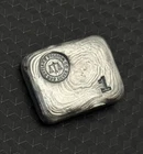 Rutland Bullion Co. 1 oz Hand Poured Silver Bar .999 Fine Silver