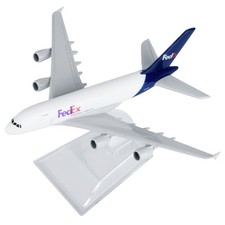 1:400 A380 Aircraft Airplane Plane Model With Display Stand For Federal Express