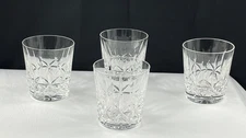 Rosslare Crystal by Waterford set of 4  Old Fashioned Glasses 3.5"