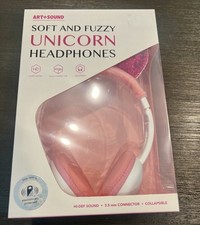 Art  Sound Fuzzy Unicorn Headphones