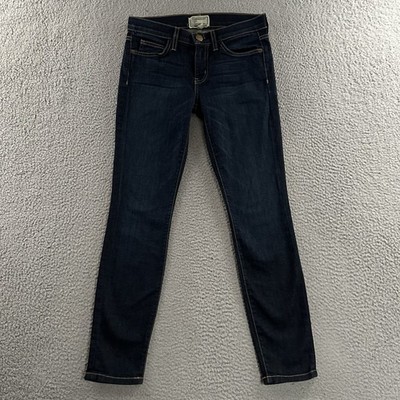 Current Elliot Womens Jeans Blue Size 25 The Stiletto Tavern Denim Cotton Blend