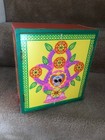 2024 DAY OF THE DEAD Día de Muertos MINI WOOD OFRENDA DECORATOR BOX TARGET EXCL — photo 1