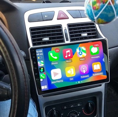 4+64G CarPlay Android 14 Für Peugeot 307 SW CC 2002-13 Autoradio GPS SWC 8-Kern