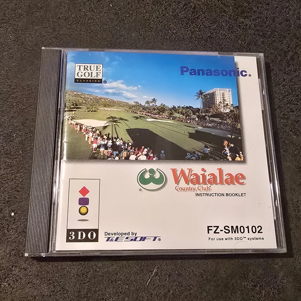Lot of 2 Panasonic 3DO Golf Wicked 18 & Waialae Country Club Complete Tested - Image 2 of 4