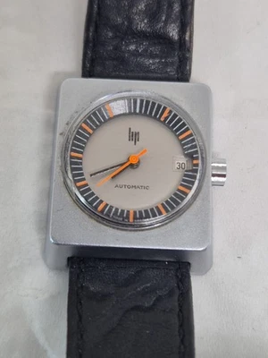 Vintage Cadran Origine Montre Lip R573 Automatic Noir a Boules