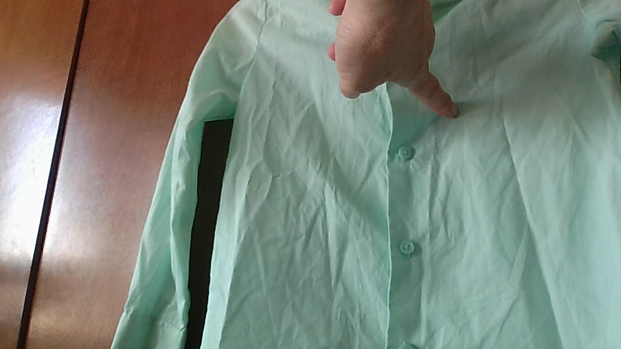 GEORGE LITTLE BOYS SIZE 6 Teal Long Slv Button Up Collared Shirt *Flawed image 6