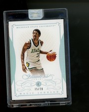 2016 Panini National Treasures Flawless Diamond #30 Magic Johnson #d 15/20  MSU