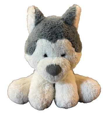 #ad #ad Spark Create Imagine Husky Puppy Dog Plush Stuffed Animal Gray White Wolf 11 In $10.17