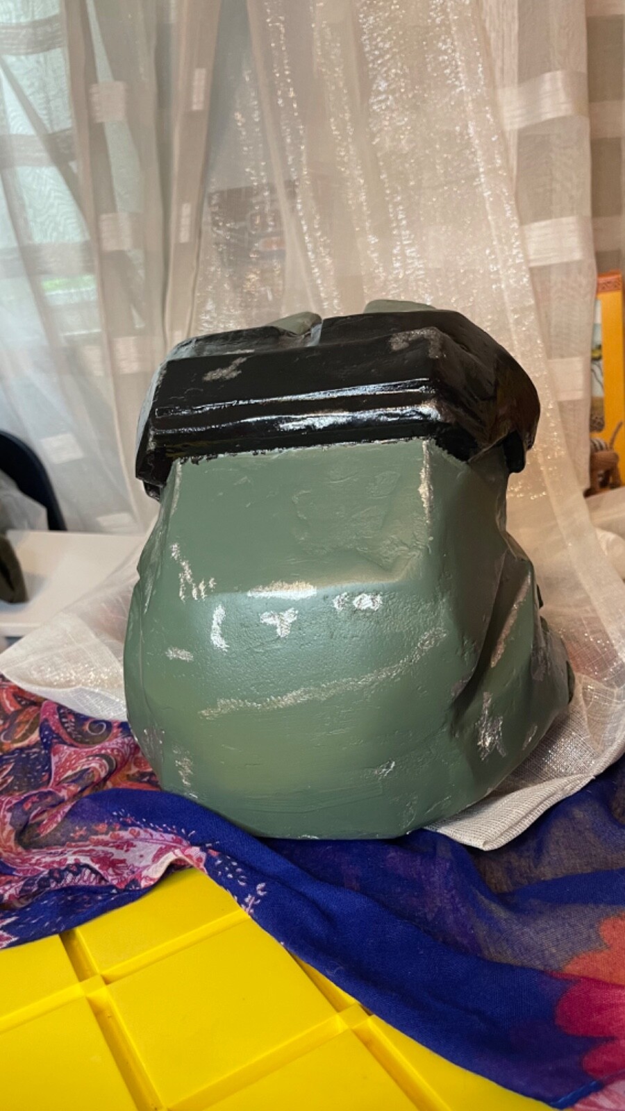 Custom Handmade Fiberglass Halo Helmet Halloween Cosp… Gem