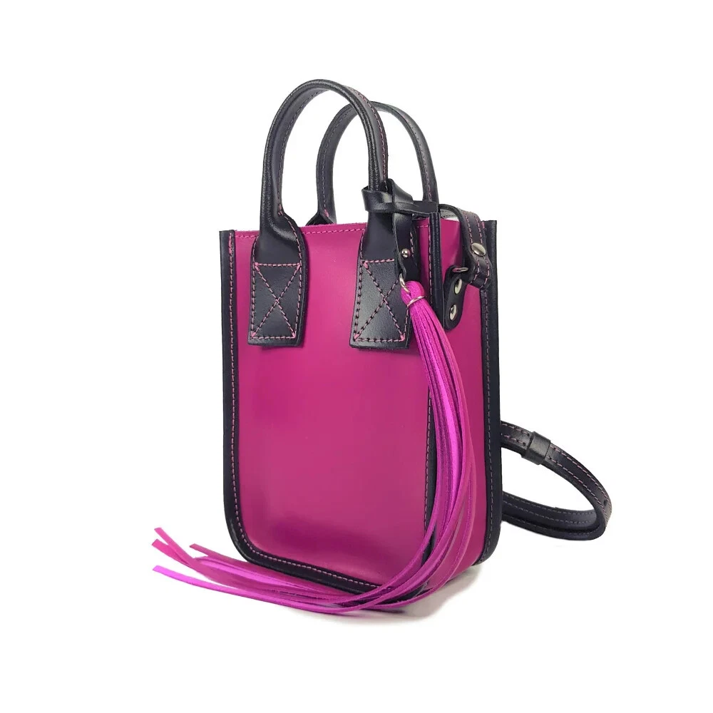 COACH Borsa a mano donna in pelle multicolore tracolla borsa a tracolla mini tote laidies borsetta