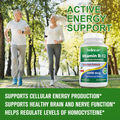 Vitamin B12 Kapsel - 120 Kapsel - 1000mcg reines Methylcobalmin - Immunsystem